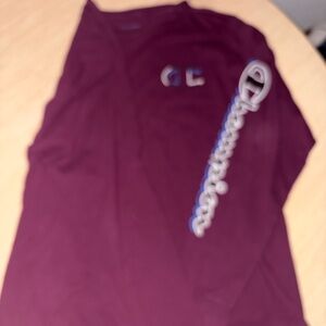 Champion Burgundy Tee with Logo